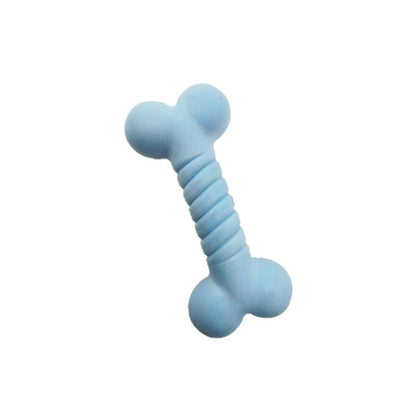 Kauknochen Hund, Widerstandsfähiges Kauspielzeug für gesunde Zähne, erhältlich in drei Farben, 13,5 cm lang (1 Stück)