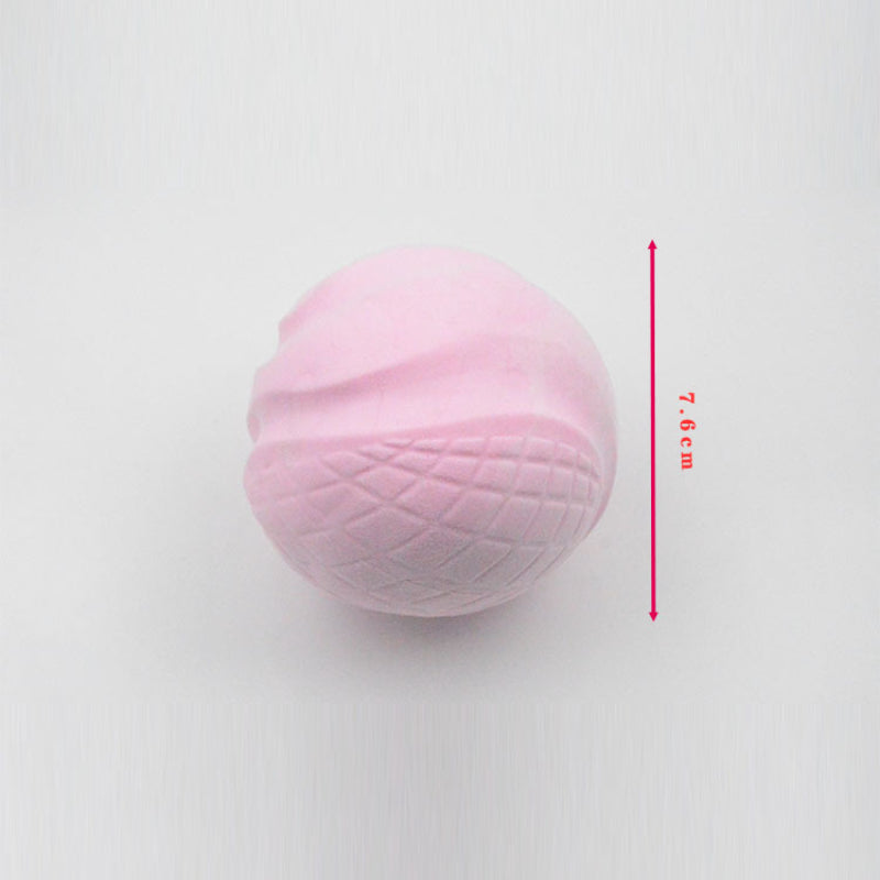 Hund Spielzeug, TPR Hundeball mit Milchgeruch, Umweltfreundlich und Bissfest, Interaktives Hundespielzeug, 7,6cm & 3 Farben