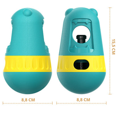 Hunde Intelligenzspielzeug, Futterball Hund mit Leckerlisstange-Halter, Rot & Blau, Puzzlespielefür Kleine und Große Hunde