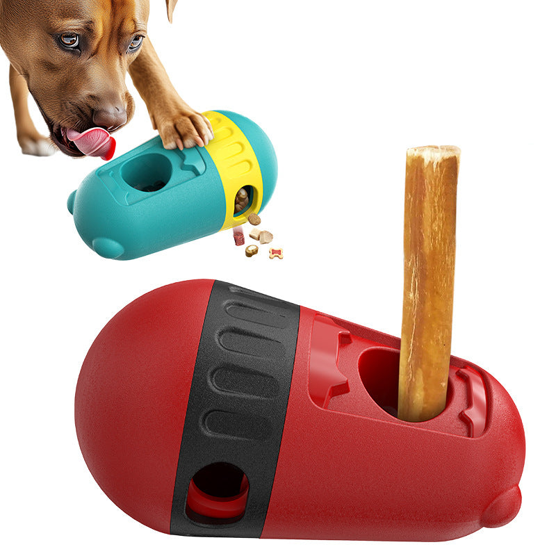 Futterball Hund mit Leckerlisstange-Halter