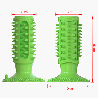 Hundespielzeug Unkaputtbar, Beißstab, Hundespielzeug Quietsch, Hundezahnbürste, drei Farben, geeignet für Hunde jeder Größe