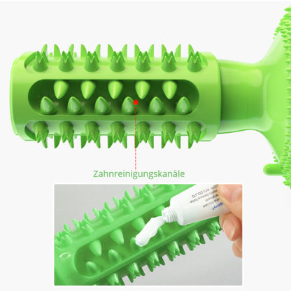 Hundespielzeug Unkaputtbar, Beißstab, Hundespielzeug Quietsch, Hundezahnbürste, drei Farben, geeignet für Hunde jeder Größe