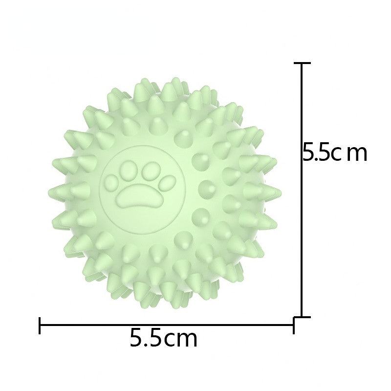 Hundespielzeug für den Hund, TRP Hundepfote Hundeball kauspielzeug hund, langlebig und knautschbar, Drei Farben, 5,5 cm