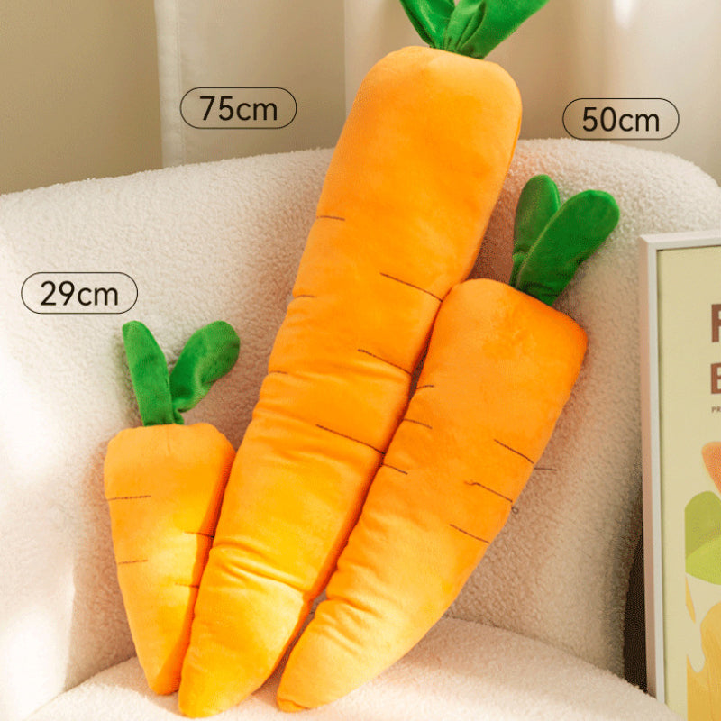 Kuscheltier für den Hund, Karotten-Spielzeug für Hunde mit BB-Sound, Drei Größen, Ideal zum Kauen und Spielen für alle Rassen