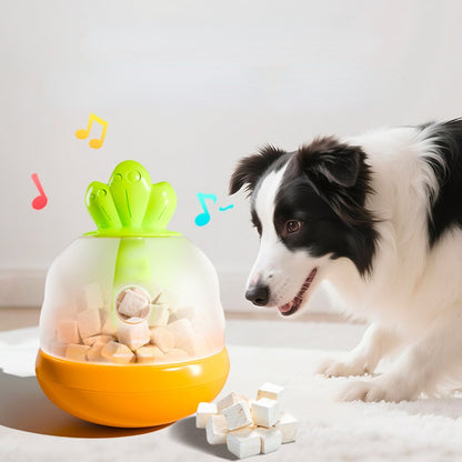 Hunde Intelligenzspielzeug, ABS Karotten-Futterspielzeug mit Abnehmbarer Schallgeber für kleine & mittelgroße Hunde