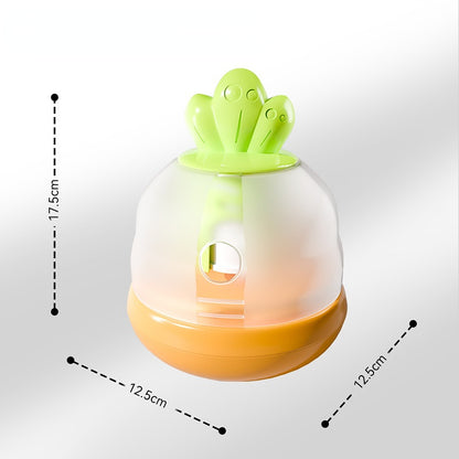 Hunde Intelligenzspielzeug, ABS Karotten-Futterspielzeug mit Abnehmbarer Schallgeber für kleine & mittelgroße Hunde