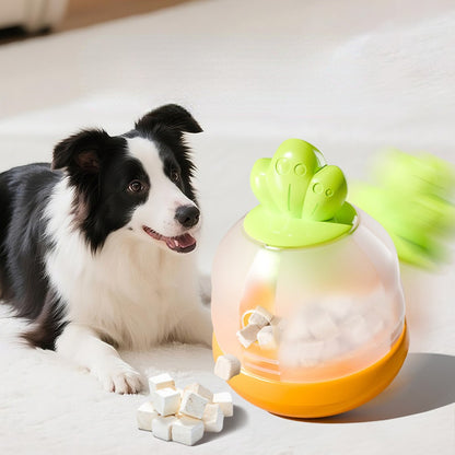 Hunde Intelligenzspielzeug, ABS Karotten-Futterspielzeug mit Abnehmbarer Schallgeber für kleine & mittelgroße Hunde