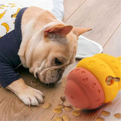 Intelligenzspielzeug für Hunde, Leckerli-Spielzeug in Bienenwaben-Design, Interaktives Hundespielzeug aus Silikon