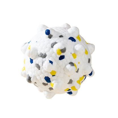 Hund Spielzeug, Hundeball und Dornenbälle aus ETPU, Hohem Rückprall, Leises Spielen, Wasserspielzeug Hund, Zwei Farben (1 Stück)