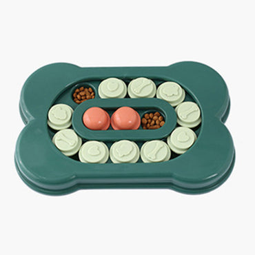 Hunde Intelligenzspielzeug, Hundenapf in Knochenform Futterspielzeug für kleine und mittelgroße Hunde in drei Farben