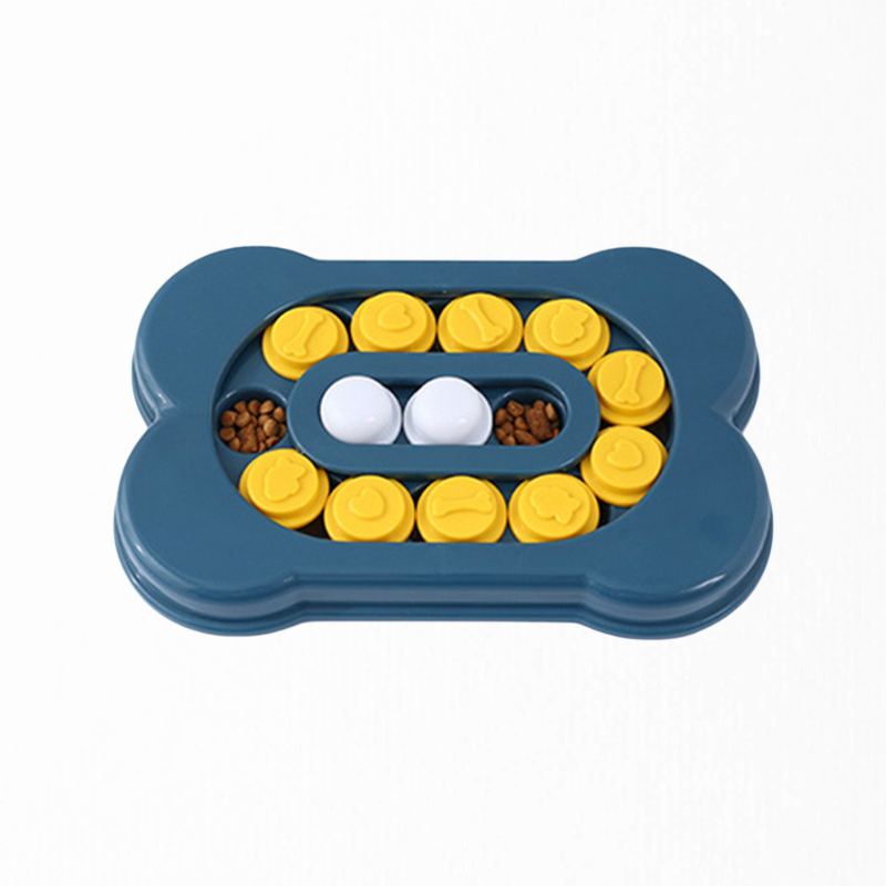 Hunde Intelligenzspielzeug, Hundenapf in Knochenform Futterspielzeug für kleine und mittelgroße Hunde in drei Farben