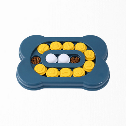 Hunde Intelligenzspielzeug, Hundenapf in Knochenform Futterspielzeug für kleine und mittelgroße Hunde in drei Farben