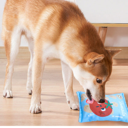 Kuscheltier für Hunde, Plüsch Kartoffelchips Snack-Bag, BB-Geräusch, Langlebig, Stressabbau Spielzeug für Hunde, Drei Farben