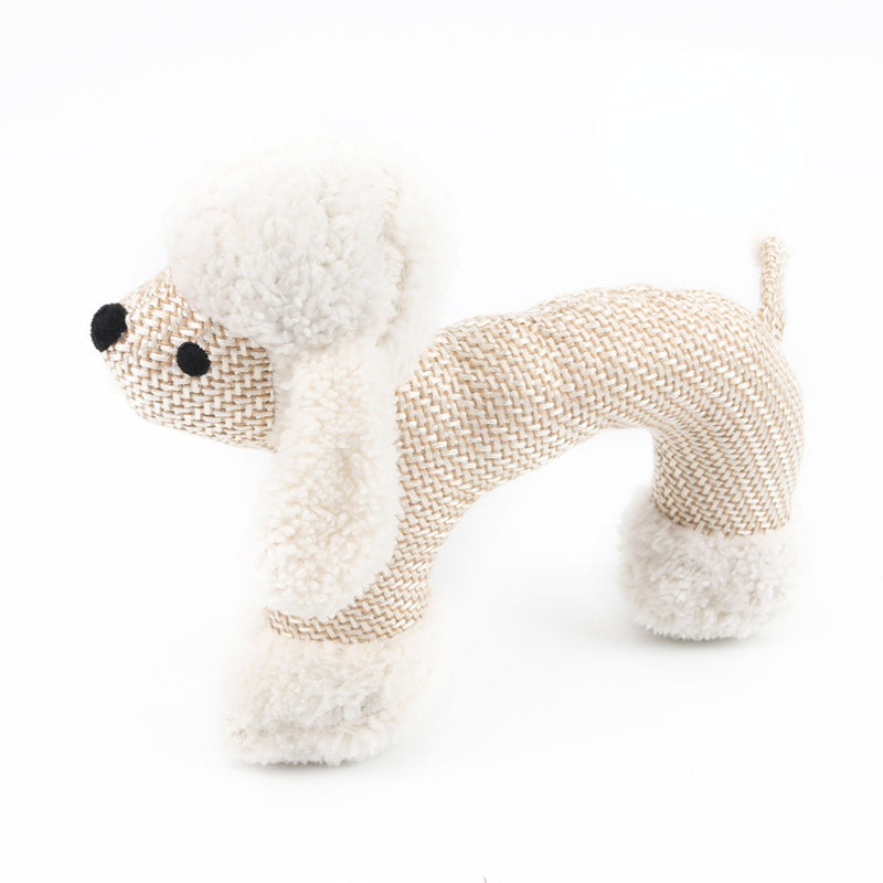 Spielzeug für den Hund, Leinenplüsch-Elefanten, Affen und Welpen für den Hund, Kuscheltier Hundespielzeug mit Quietscher