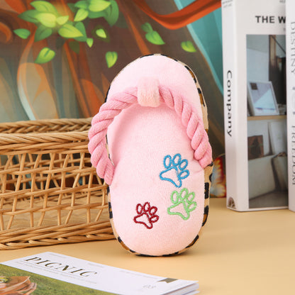 Kuscheltier für den Hund, Cartoon-Hausschuhe mit BB-Ton, ideal gegen Trennungsangst für kleine & große Hunde, Dreifarbiges Set