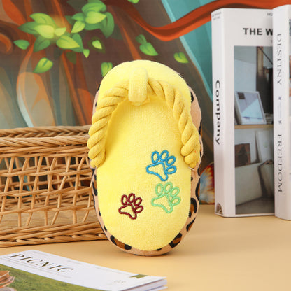 Kuscheltier für den Hund, Cartoon-Hausschuhe mit BB-Ton, ideal gegen Trennungsangst für kleine & große Hunde, Dreifarbiges Set