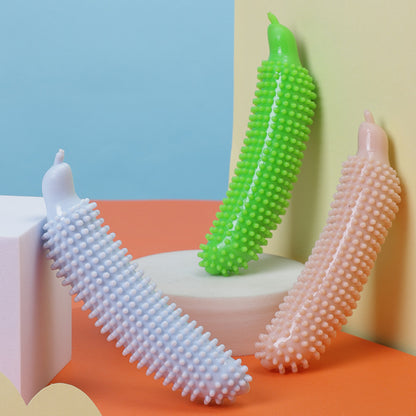 Hundespielzeug für den Hund, Premium TPE Gurkenform Zahnpflege-Spielzeug für Hunde, Hundespielzeug Unkaputtbar (1 Stück)