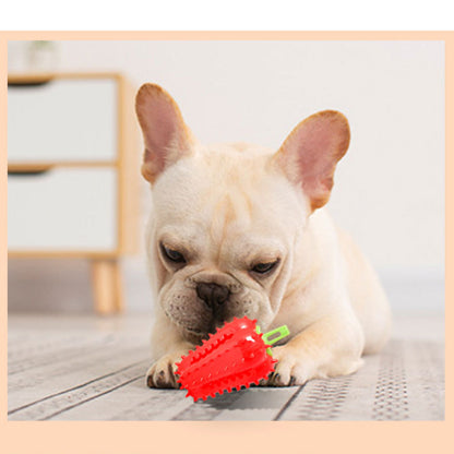 Hunde Intelligenzspielzeug, Chili-Form Kauspielzeug mit Essen verstecken, Interaktives & Futterspielzeug, Drei Farben