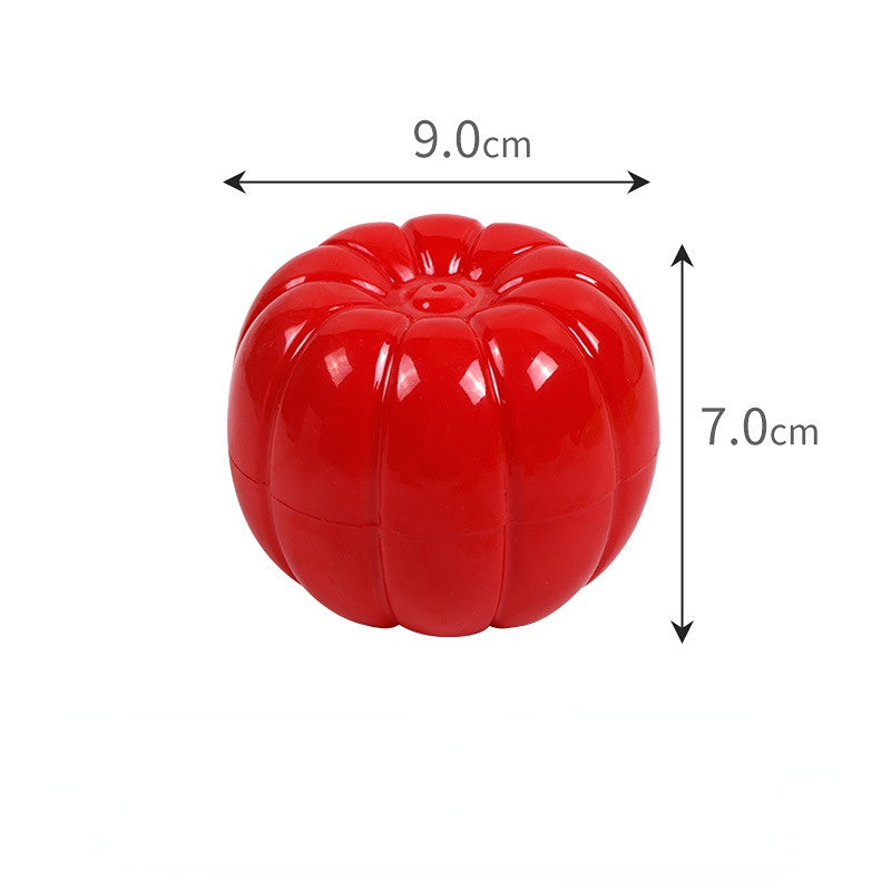 Spielzeug Hund, Simulation TRP Kürbis Kauspielzeug mit Quietscher, Ideal für alle Hunderassen, Drei Farben erhältlich