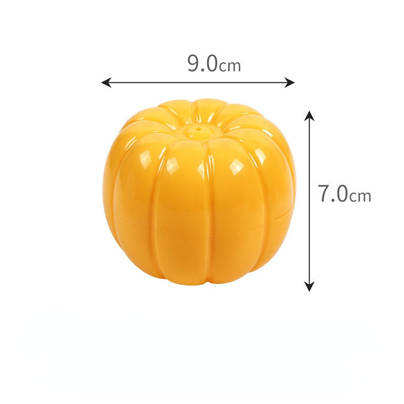Spielzeug Hund, Simulation TRP Kürbis Kauspielzeug mit Quietscher, Ideal für alle Hunderassen, Drei Farben erhältlich