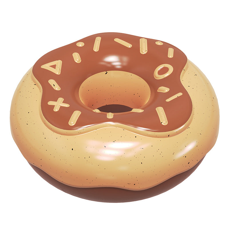 Spielzeug für den Hund, Krapfen, Hundespielzeug Quietschen mit Cremiges Aroma, Wasserspielzeug für aktive Hunde (1 Stück)