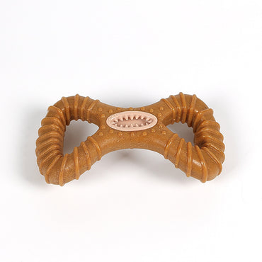 Hund spielzeug, Y-Form und Knochenform Futterspielzeug aus TRP, Holzspäne & PP, Zahnreinigung & Spiel für alle Hunderassen