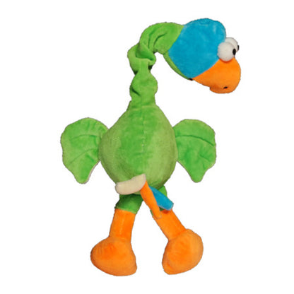 Hund Kuscheltiere, Weiche Kurzer Plüsch Lautgebendes Huhn mit BB-Geräusch, Widerstandsfähig Kauspielzeug, Drei farbige (1 Stück)