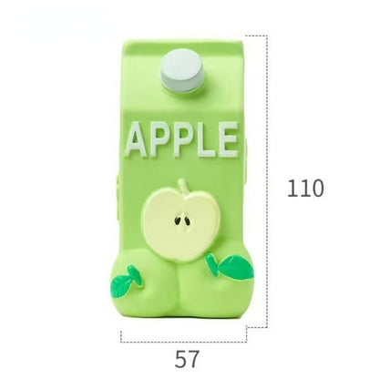 Hundespielzeug Unkaputtbar, Simulations Saftflasche aus Latex mit Fruchtduft & Geräuschfunktion, Spaßbringendes Hundespielzeug