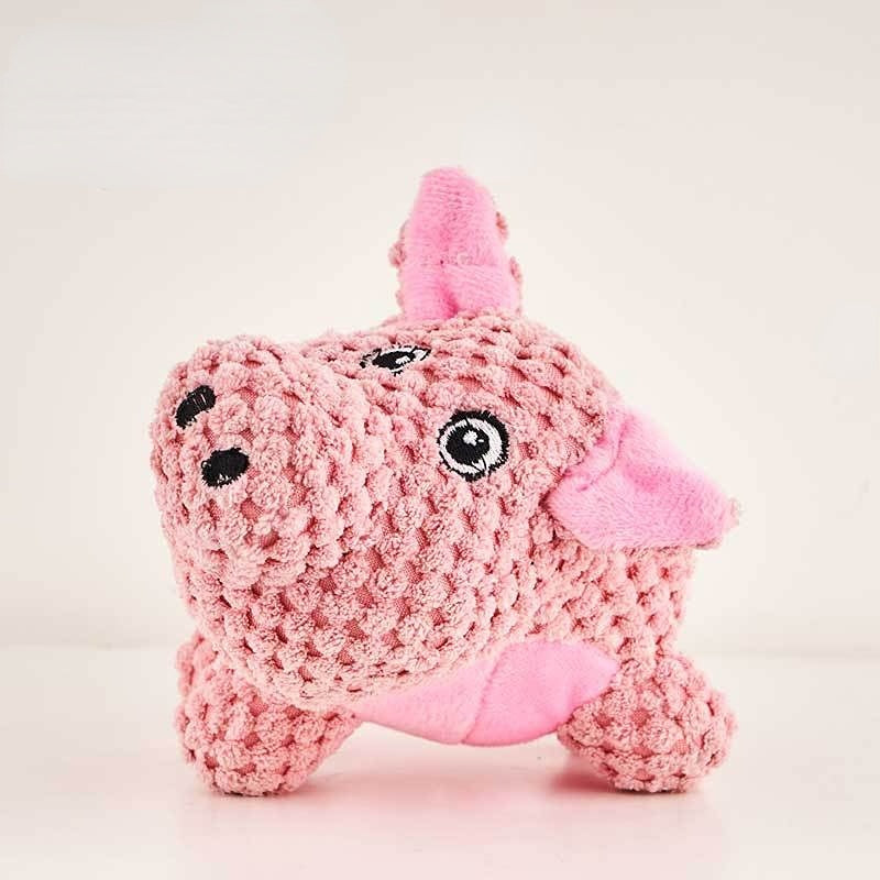 Hund Kuscheltiere, Drei Krummhalsige Stofftiere, Hundespielzeug Quietschen, Kauspielzeuge für Hunde, Waschbar, 3er-Set