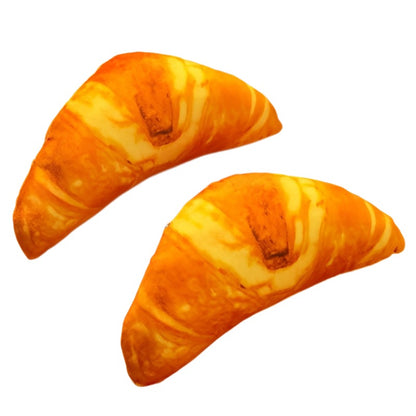 Hund Spielzeug, Plüschspielzeug, Realistische Croissant Kauspielzeug, Zahnpflege & Selbstbeschäftigung (1 Stück)