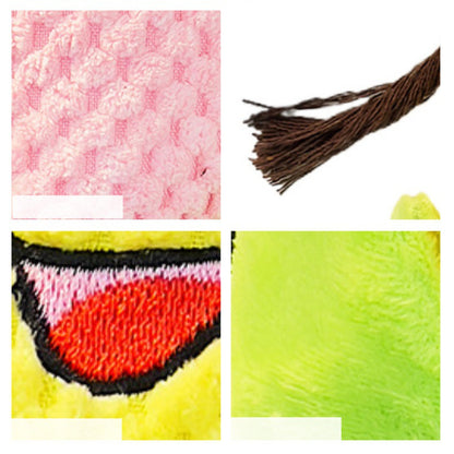 Kuscheltiere für Hunde, Cartoons Maisform mit Raschelpapier für zusätzlichen Spaß, Drei Farben erhältlich für jeden Hund (1 Stück)