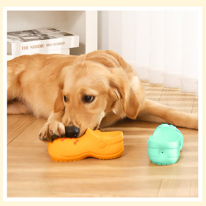 Hundespielzeug Unkaputtbar, Latex-Hausschuhe, Hundespielzeug Gummi, Langlebiges Kauspielzeug für alle Hundegrößen, Zwei Farben