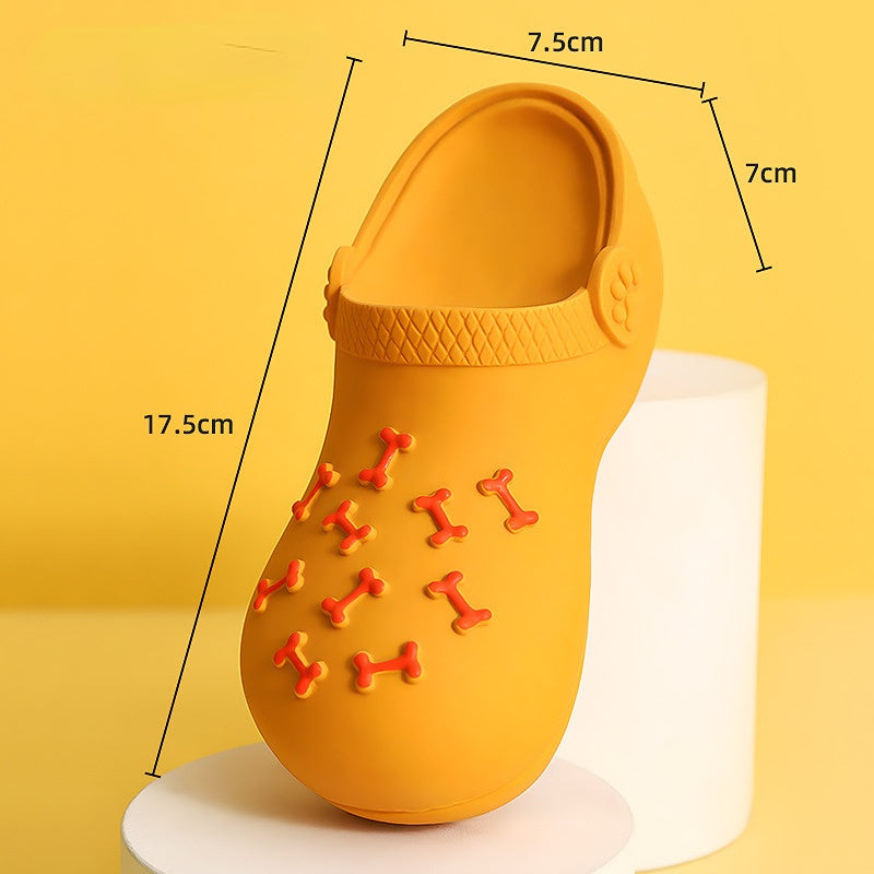 Hundespielzeug Unkaputtbar, Latex-Hausschuhe, Hundespielzeug Gummi, Langlebiges Kauspielzeug für alle Hundegrößen, Zwei Farben