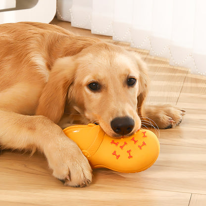 Hundespielzeug Unkaputtbar, Latex-Hausschuhe, Hundespielzeug Gummi, Langlebiges Kauspielzeug für alle Hundegrößen, Zwei Farben