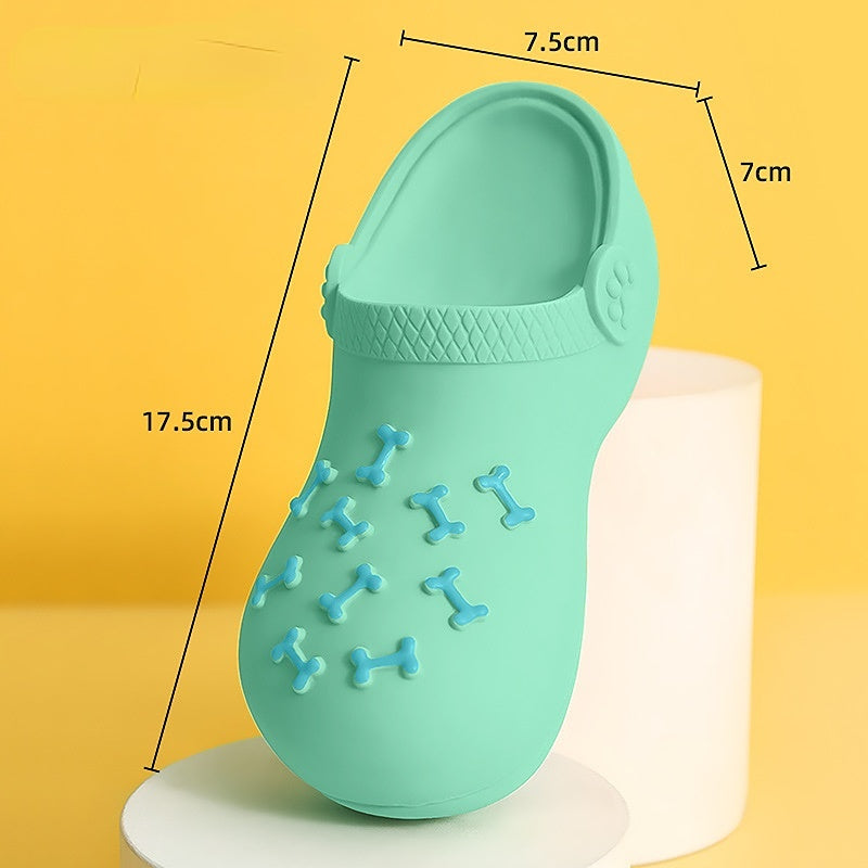 Hundespielzeug Unkaputtbar, Latex-Hausschuhe, Hundespielzeug Gummi, Langlebiges Kauspielzeug für alle Hundegrößen, Zwei Farben