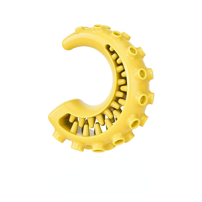 Spielzeug Hund, TRP Tintenfischtentakel-Spielzeug, Hunde Intelligenzspielzeug mit Slow Food & Zahnreinigung, Zwei Farben (1 Stück)