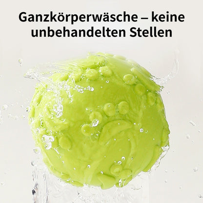 Spielzeug für den Hund, Interaktives TPR Hundeball mit quietschen, weich & elastisch, Kauspielzeug Hund, Drei Farben (1 Stück)