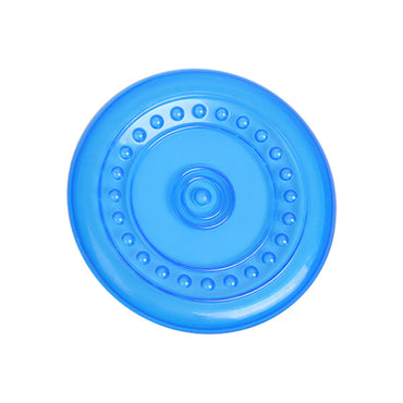 Hundespielzeug Unkaputtbar, TRP Blaue Hundefrisbee, Hund Spielzeug mit Funktion, Wasserspielzeug Hund, Drei Größen erhältlich