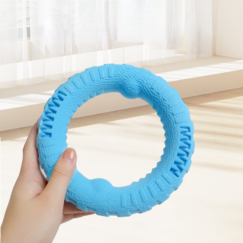 Hundespielzeug Unkaputtbar, TRP-Foam Ringspielzeug, Trainingsspielzeug für Hunde, Zerrspielzeug, Drei Farben Set