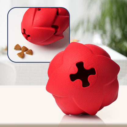 Hunde Intelligenzspielzeug, Gummi Drachenfrucht Futterspielzeug mit Milchduft, Kauspielzeug, Beschäftigungs-Spielzeug für Hunde