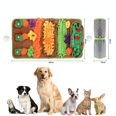 Hunde Intelligenzspielzeug, Schnüffelmatte Hund mit BB-Sound, Satte Farben, Slow Food-Trainingsspielzeug, hält Hunde gesund