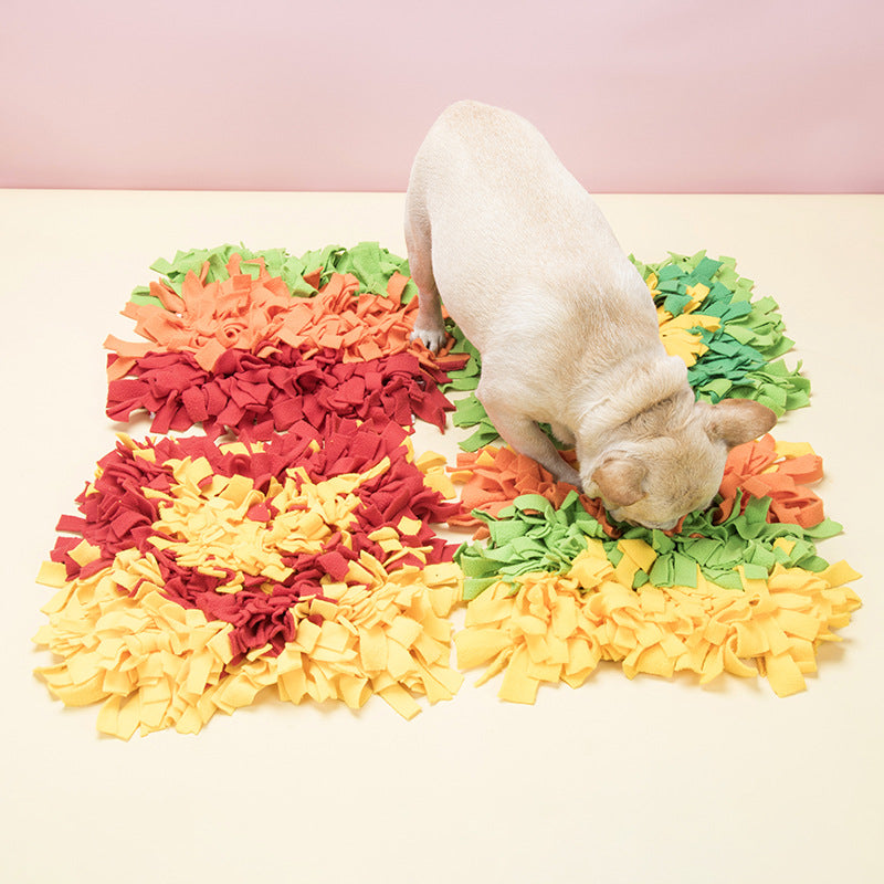 Hunde Intelligenzspielzeug, Schnüffelmatte, Spielzeug für den Hund, Kauspielzeug & Futterspielzeug für Hunde, Zwei Farben