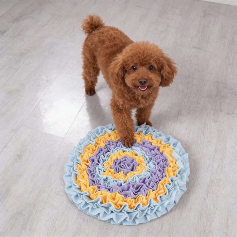 Hunde Intelligenzspielzeug, Blauem Schnüffelmatte, Geeignet für Kleine und Mittlere Hunde, Fördert die Geistige Entwicklung