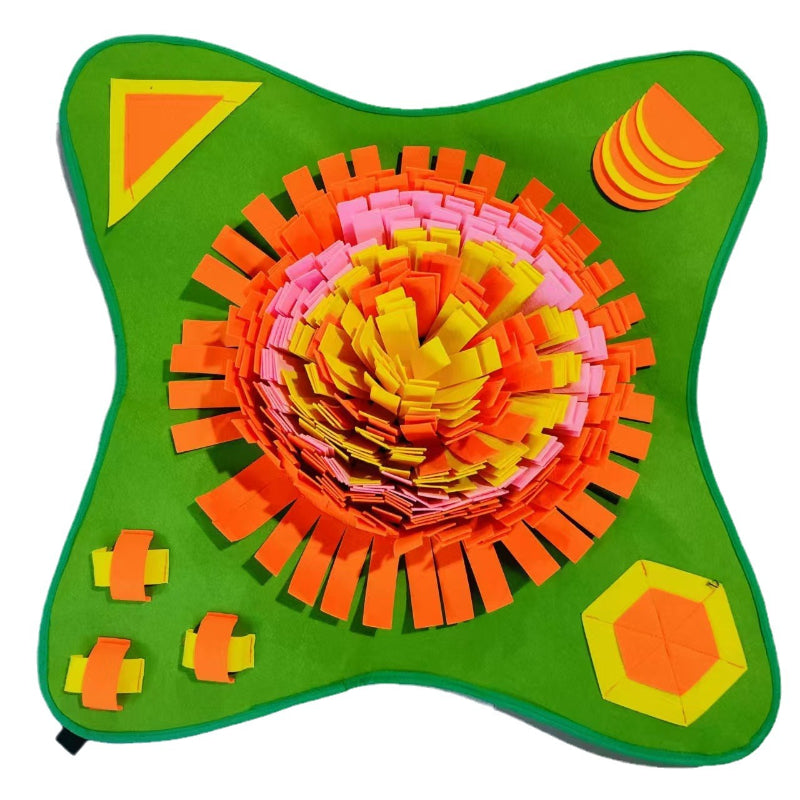Hunde Intelligenzspielzeug, Interaktives Filz-Schnüffelmatte Hund Spielzeug, Anti-Rutsch-Design, Slow Feeder für alle Hunde