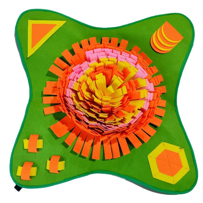 Hunde Intelligenzspielzeug, Interaktives Filz-Schnüffelmatte Hund Spielzeug, Anti-Rutsch-Design, Slow Feeder für alle Hunde