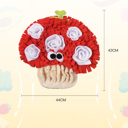 Hunde Intelligenzspielzeug, Spielzeug für den Hund, Gemüse-Themen-Schnüffelmatte mit langsamer Fütterungsfunktion, Drei Typen