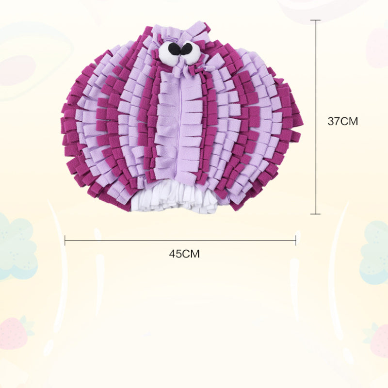 Hunde Intelligenzspielzeug, Spielzeug für den Hund, Gemüse-Themen-Schnüffelmatte mit langsamer Fütterungsfunktion, Drei Typen