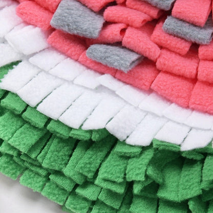 Hunde Intelligenzspielzeug, Schnüffelmatte in Form von Wassermelonen, Hundespielzeug für Beschäftigung & Spiel, Drei Stile