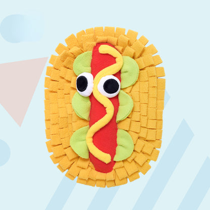 Hunde Intelligenzspielzeug, schnüffelmatte hund, Food Series, Spielzeug für den Hund, Vier Stile für Beschäftigung Spielzeug