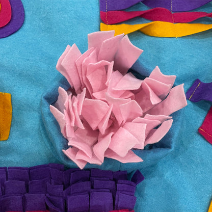 Hunde Intelligenzspielzeug, Blau Schnüffelmatte Hund, Interaktives Spielzeug, Beschäftigungsspielzeug für stundenlangen Spaß